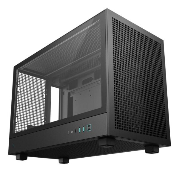 Carcasa DEEPCOOL CH260 Mini Tower NEGRU, Tempered Glass - R-CH260-BKNGM0-G-1