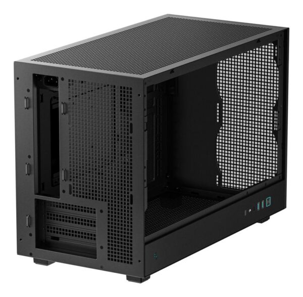 Carcasa DEEPCOOL CH260 Mini Tower NEGRU, Tempered Glass - R-CH260-BKNGM0-G-1