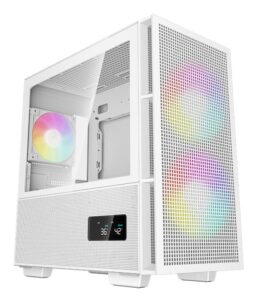 Carcasa DEEPCOOL CH360 DIGITAL Mini Tower ARGB ALB - R-CH360-WHAPE3D-G-1