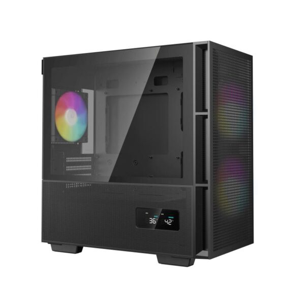 Carcasa DEEPCOOL CH360 DIGITAL Mini Tower ARGB NEGRU - R-CH360-BKAPE3D-G-1