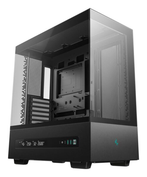 Carcasa DEEPCOOL CH690 DIGITAL Mid Tower NEGRU, Tempered Glass+ - R-CH690-BKNNA0D-G-1