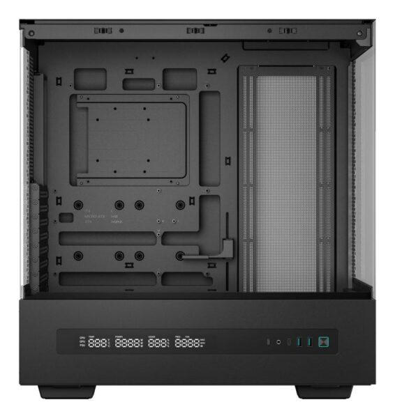 Carcasa DEEPCOOL CH690 DIGITAL Mid Tower NEGRU, Tempered Glass+ - R-CH690-BKNNA0D-G-1