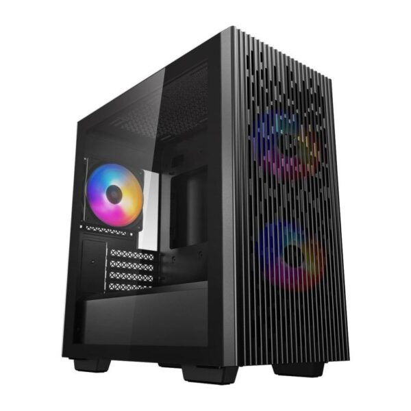 Carcasa DEEPCOOL MATREXX 40 3FS Mini Tower RGB NEGRU - DP-MATX-MATREXX40-3FS