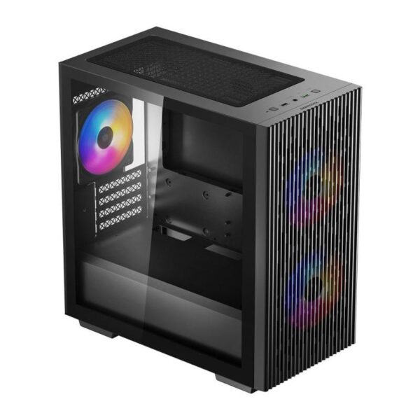 Carcasa DEEPCOOL MATREXX 40 3FS Mini Tower RGB NEGRU - DP-MATX-MATREXX40-3FS