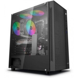 Carcasa DEEPCOOL MATREXX 55 MESH Mid Tower NEGRU - MATREXX55-MESH-ZJ