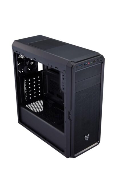 Carcasa FSP CMT110, Mid Tower ATX, fara sursa, black - CMT110A