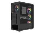 Carcasa FURY SHOBO SH4F Mid Tower RGB NEGRU, Tempered Glass - NFO-2154