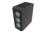 Carcasa FURY SHOBO SH4F Mid Tower RGB NEGRU, Tempered Glass - NFO-2154