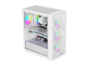 Carcasa GENESIS DIAXID 605 Mid Tower ARGB ALB, Tempered Glass - NPC-2173