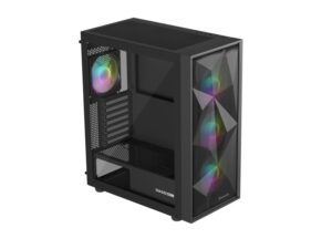 Carcasa GENESIS DIAXID 605 Mid Tower ARGB NEGRU, Tempered Glass - NPC-2172