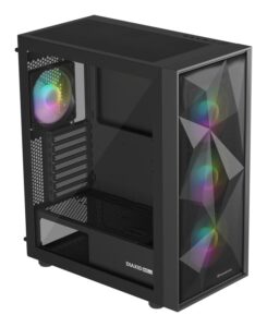 Carcasa GENESIS DIAXID 605 Mid Tower ARGB NEGRU, Tempered Glass - NPC-2172