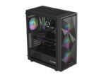Carcasa GENESIS DIAXID 605 Mid Tower ARGB NEGRU, Tempered Glass - NPC-2172