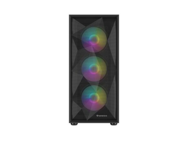 Carcasa GENESIS DIAXID 605 Mid Tower ARGB NEGRU, Tempered Glass - NPC-2172