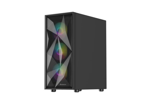 Carcasa GENESIS DIAXID 605 Mid Tower ARGB NEGRU, Tempered Glass - NPC-2172
