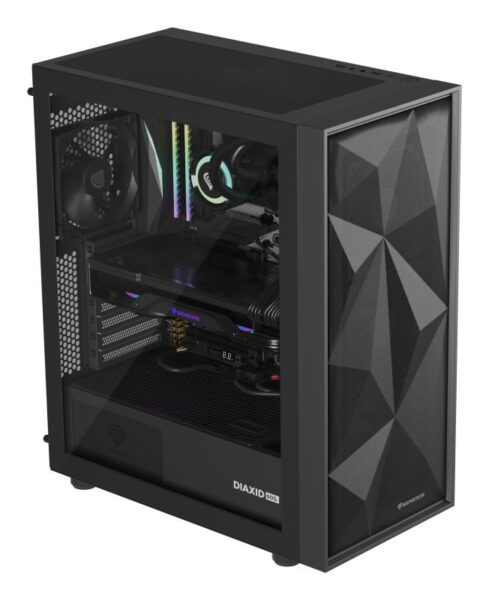 Carcasa GENESIS DIAXID 605F Mid Tower NEGRU, Tempered Glass - NPC-2046
