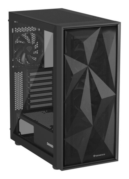 Carcasa GENESIS DIAXID 605F Mid Tower NEGRU, Tempered Glass - NPC-2046