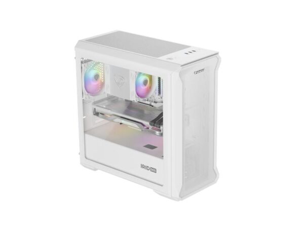 Carcasa GENESIS IRID 503 LITE Mini Tower ARGB ALB, Tempered Glass - NPC-2224