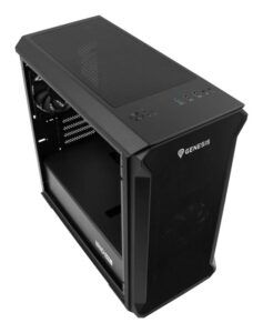 Carcasa GENESIS IRID 503 V2 Mini Tower NEGRU, Tempered Glass - NPC-1558
