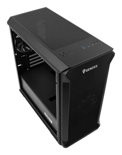 Carcasa GENESIS IRID 503 V2 Mini Tower NEGRU, Tempered Glass - NPC-1558