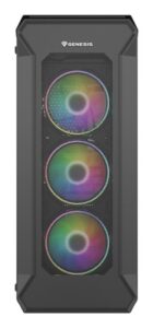 Carcasa GENESIS IRID 505 V2 Mid Tower ARGB NEGRU, Tempered Glass - NPC-1518