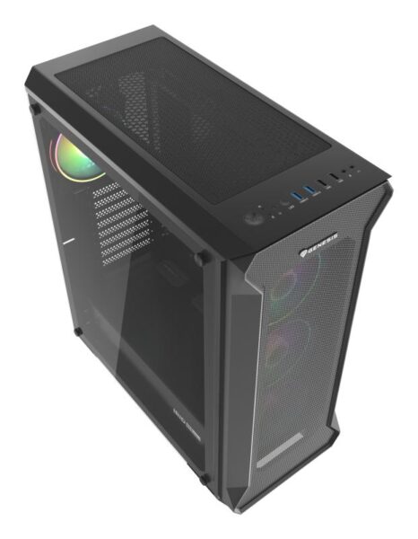 Carcasa GENESIS IRID 505 V2 Mid Tower ARGB NEGRU, Tempered Glass - NPC-1518