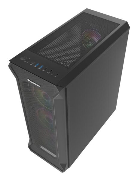 Carcasa GENESIS IRID 505 V2 Mid Tower ARGB NEGRU, Tempered Glass - NPC-1518