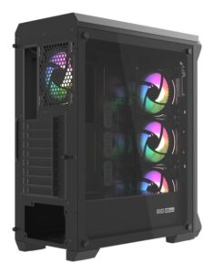 Carcasa GENESIS IRID 505 V2 Mid Tower ARGB NEGRU, Tempered Glass - NPC-1518