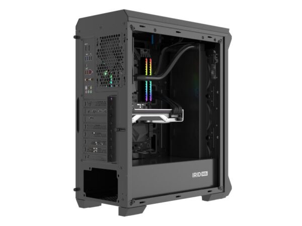 Carcasa GENESIS IRID 505F Mid Tower NEGRU, Tempered Glass - NPC-1997