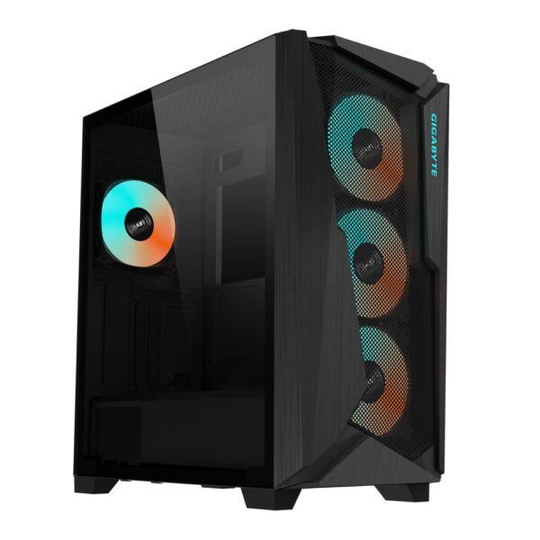 Carcasa GIGABYTE C301 GLASS V2 Mid Tower ARGB NEGRU - C301G V2