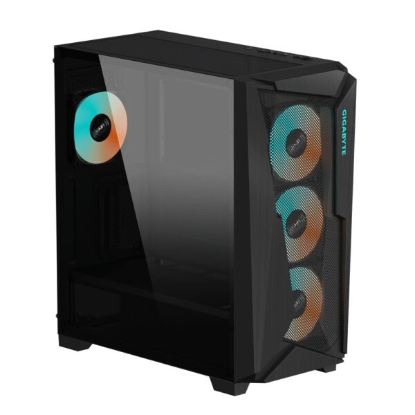 Carcasa GIGABYTE C301 GLASS V2 Mid Tower ARGB NEGRU - C301G V2