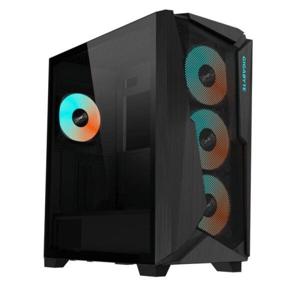 Carcasa GIGABYTE C301 GLASS V2 Mid Tower ARGB NEGRU - C301G V2