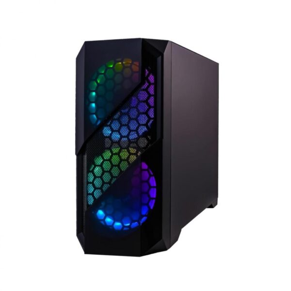 Carcasa Inaza Prism neagra, SECC Steel ATX Mid Tower - PRISM01-BK