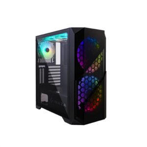 Carcasa Inaza Prism neagra, SECC Steel ATX Mid Tower - PRISM01-BK