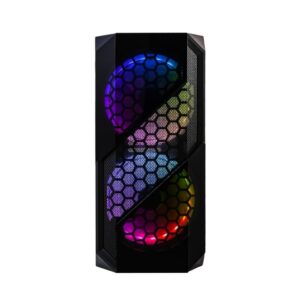 Carcasa Inaza Prism neagra, SECC Steel ATX Mid Tower - PRISM01-BK