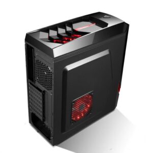 Carcasa Inaza X-Blade neagra, SPCC Steel ATX Mid Tower