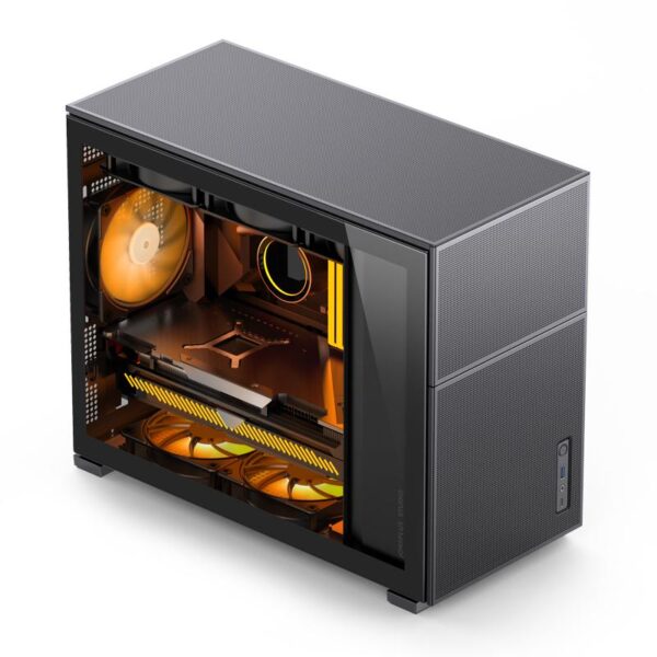 Carcasa Jonsbo D31 MESH Micro-ATX Tempered Glass negru - D31 MESH BLACK