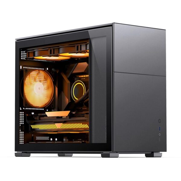Carcasa Jonsbo D31 Micro-ATX Tempered Glass negru - D31 STD BLACK