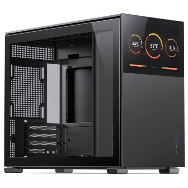 Carcasa Jonsbo D31 Screen Micro-ATX G Tempered Glass negru - D31 STD BLACK SC