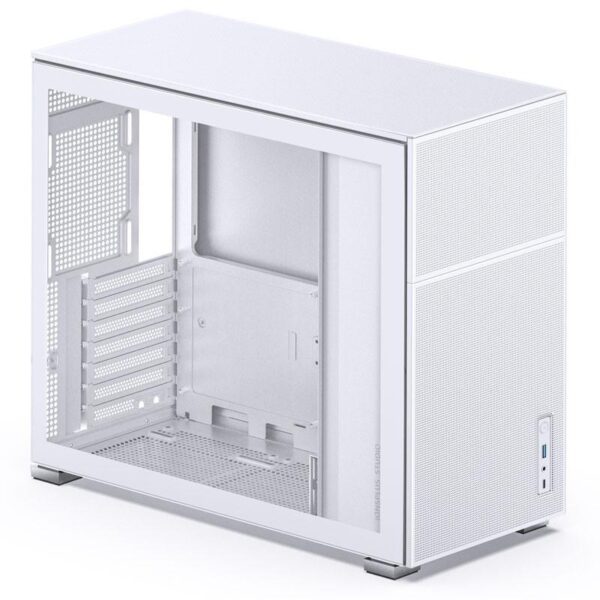 Carcasa Jonsbo D41 MESH ATX Tempered Glass alb - D41 MESH WHITE