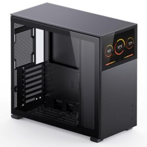 Carcasa Jonsbo D41 Screen ATX Tempered Glass negru - D41 STD BLACK SC