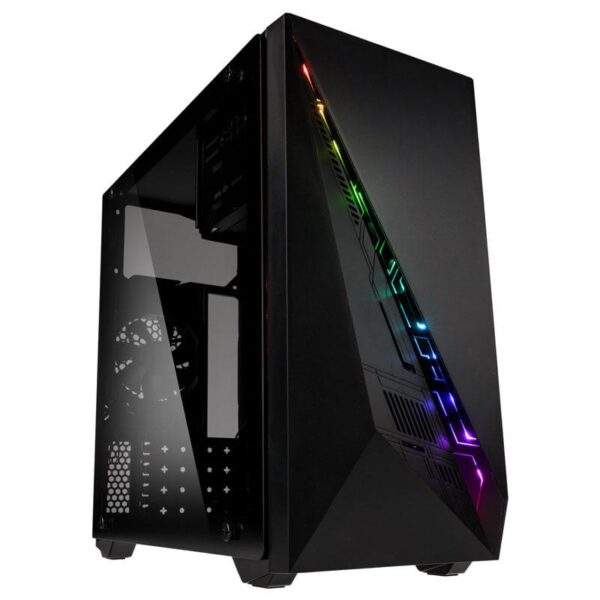 Carcasa Kolink Inspire K2 RGB Micro-ATX Temp G, negru - INSPIRE K2 ARGB