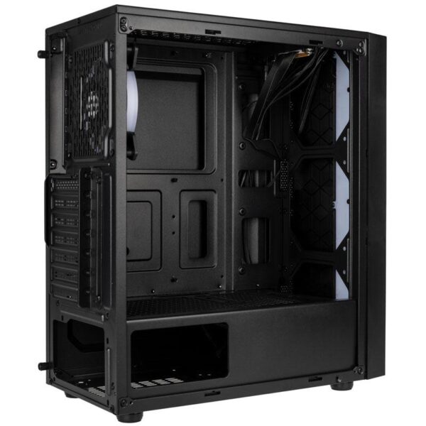 Carcasa Kolink Inspire K8 ARGB Mid-Tower negru, Preinstalled fans 1x