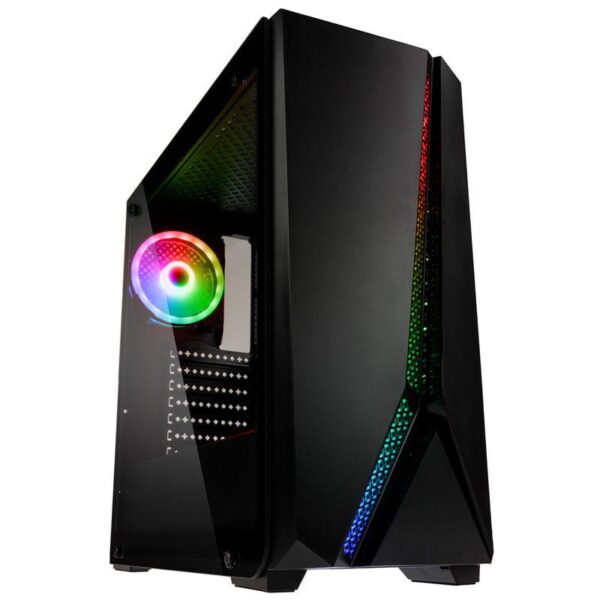 Carcasa Kolink Quantum RGB Mid-Tower Tmp G negru, PCI-Slots 7