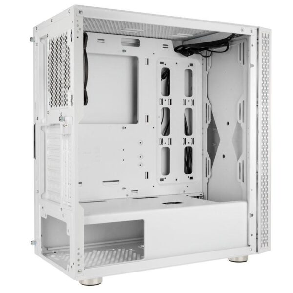 Carcasa Kolink VOID RGB Mid-Tower alb, Preinstalled fans 1x 120 mm - VOID WHITE