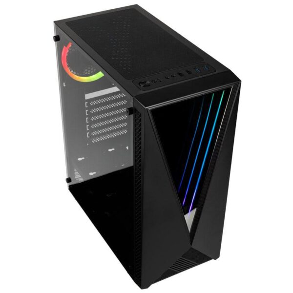 Carcasa Kolink Void RGB Mid-Tower negru, Preinstalled fans 1x 120 mm