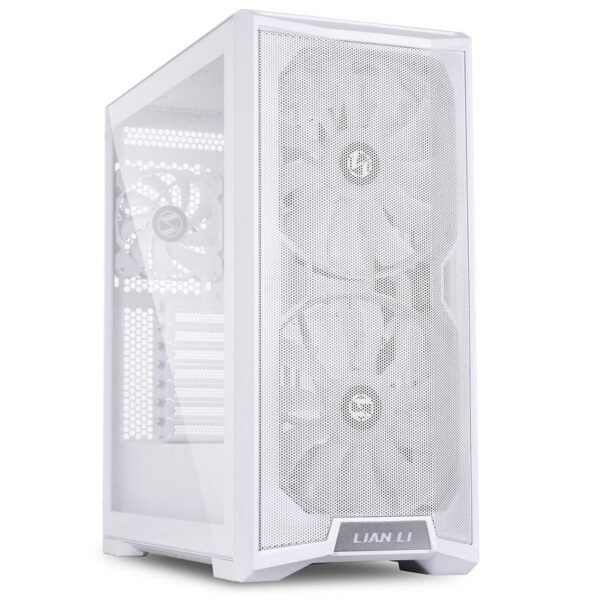 Carcasa Lian Li LANCOOL 215 Mid-Tower ARGB Tempered Glass alb - LANCOOL 215WHITE