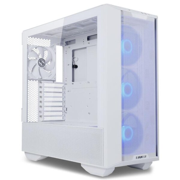 Carcasa Lian Li LANCOOL III E-ATX Mid-Tower RGB alb, PCI-Slots 8 - LANCOOL III RGB WHITE