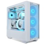 Carcasa Lian Li LANCOOL III E-ATX Mid-Tower RGB alb, PCI-Slots 8 - LANCOOL III RGB WHITE