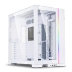 Carcasa Lian Li O11 Dynamic EVO, Tempered Glass alb, PCI-Slots 8 - O11DEW