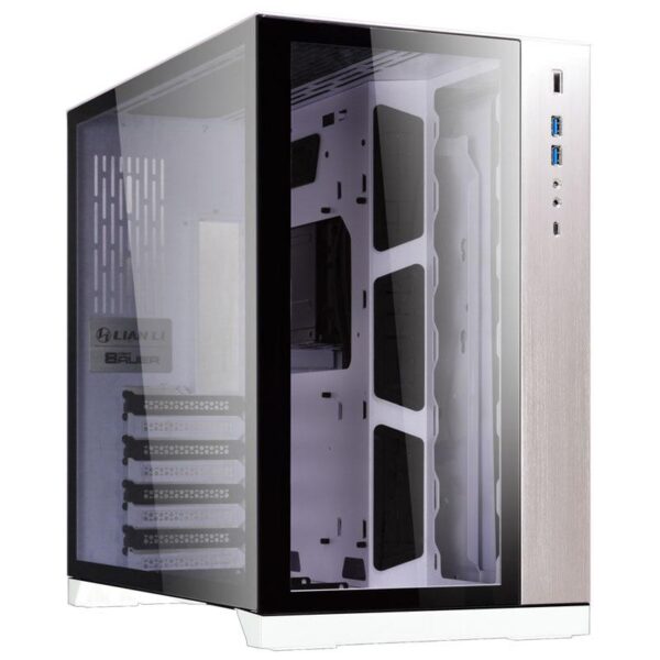 Carcasa Lian Li O11DW Dynamic Mid-Tower Tempered Glass alb - PC-O11DW